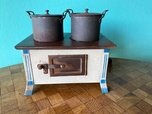 Herd Blech sehr sehr große Puppenstube Puppenküche dollhouse stove - Bild 1 von 8