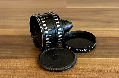 Zenit HT1-2x Ciné Lens With N-4x 52x0,75 Filter For Quartz 8mm Movie Cameras - Image 1 of 4