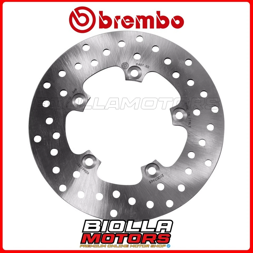 68B407G2 DISCO FRENO POSTERIORE BREMBO MBK THUNDER 125 2001 FISSO Foto 1 de 4