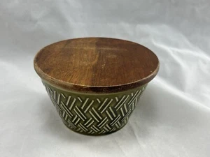 AZÚCAR DE CERÁMICA LORD NELSON POTTERY verde mediados de siglo DE COLECCIÓN - Imagen 1 de 18