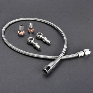 Turbo Oil Feed Line For Nissan RB20DET RB25DET w/ GREDDY TD05H TD06 18G 20G - Picture 1 of 4