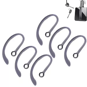 6 pezzi Ganci auricolari/clip auricolari grigio Plantronics medio per SAVI CS540 W740 W745 W440 - Foto 1 di 3