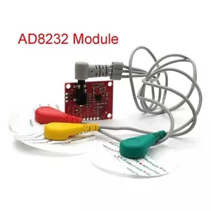 Modulo ECG ad8232 Kit Modulo Sensore Monitoraggio ECG Cuore ECG per Arduino - Foto 1 di 5