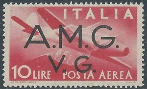 1945-47 TRIESTE AMG VG POSTA AEREA 10 LIRE MNH ** - RE1-6 - Picture 1 of 1
