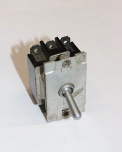 ON and OFF Aircraft Toggle Switches, PN AN3226-2, 15 Amp, 125 VAC - Picture 1 of 3