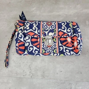 Cartera Vera Bradley Muñequera Sun Valley Cierre Frontal Floral Grande - Imagen 1 de 11