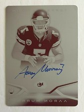 2014 Aaron Murray Topps Platinum Magenta Printing Plate Rookie Auto 1/1