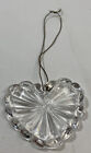 Princess House Lead Crystal Heart Ornament Perfect Glossy Shines / Sun catcher