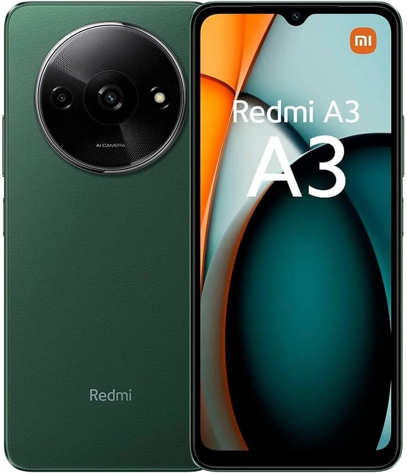 Xiaomi Redmi A3 4G Dual SIM 4GB RAM 128GB - Olive Green EU