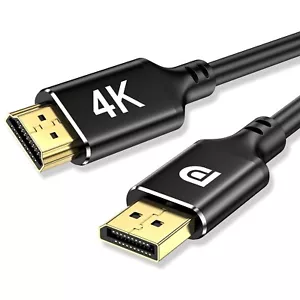 4K Displayport to HDMI Cable - L@@K £1.49* - Picture 1 of 7
