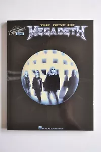Buch/Noten - Das Beste von Megadeth transkribierte Partituren Hal Leonard Gitarre - Bild 1 von 8