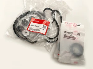 Genuine OEM Honda S2000 Rocker Cover Gasket + Spark Plug Seals Set 99-09 AP1 AP2 - Picture 1 of 2