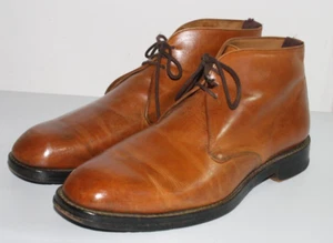 JOSEPH CHEANEY JACKIE Mens Soft Brown Tan Leather Chukka Boots UK 7.5 EU 41.5 - Picture 1 of 6