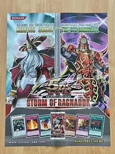 RARO Paquete de Duelistas Oficial Konami Yu-Gi-Oh Tormenta del Ragnarok de 2 Caras Nuevo - Imagen 1 de 8