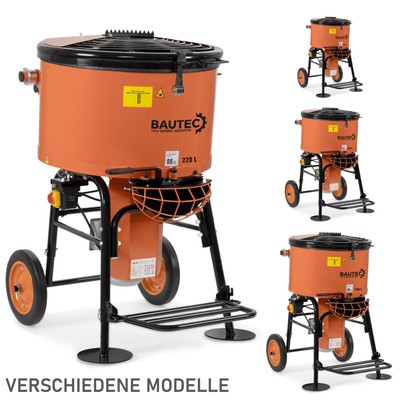 BAMATO Zwangsmischer, 120 L Trommelgröße