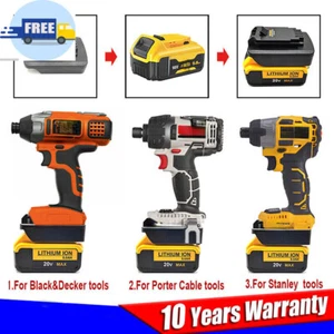 Convertidor Para DeWalt 18V 20V Max Li-Ion Adaptador Para Para Porter Cable 20V - Imagen 1 de 10