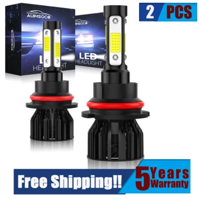 9004/HB1 LED Headlight Kit Bulbs Hi-Lo Beam For Toyota Previa 1991-1993 12000LM - Image 1 of 4