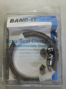 BAND - IT , Scru-Seal Clamp Kit , From2” TO 3’2” Dia SEALED - Picture 1 of 2
