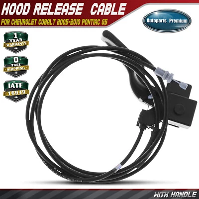 Cable de liberación de capó con mango para Chevy Cobalt 2005-2010 Pontiac G5 2007-2009 Foto 1 de 4