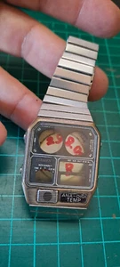 Iper Rare Vintage (1984) Citizen ANA-DIGI TEMP 8982-089618TA *Case and Strap* - Picture 1 of 9