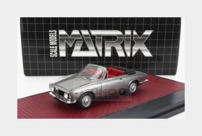 1:43 MATRIX Alfa Romeo Giulia Gtc Cabriolet Open 1964 Silver MX40102-132 - Immagine 1 di 2