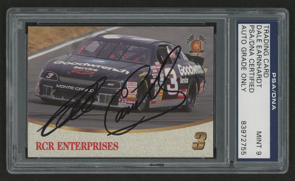 Dale Earnhardt Sr. 1997 SB Motorsports Dale Earnhardt's PSA HARD AUTO GRADE 9 - Image 1 of 2