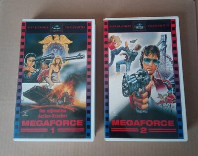 VHS Kassette - Megaforce 1 + 2 - Astro Kult Klassiker - SAMMLUNGSAUFLÖSUNG - Bild 1 von 4