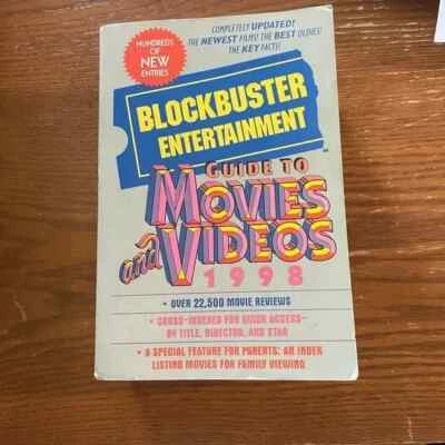 Blockbuster Guide to Movies and Videos 1998 softcover - Image 1 of 4