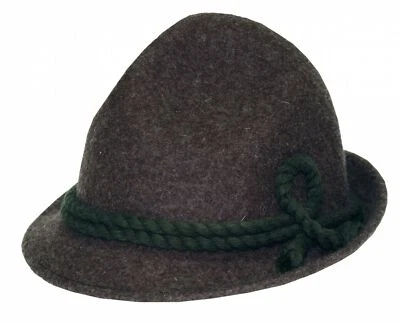 TRACHTEN MAYR Trachtenhut Braun Loden Jäger-Wander-Hut Jagd Fischer Berg Trachten Lodenhut