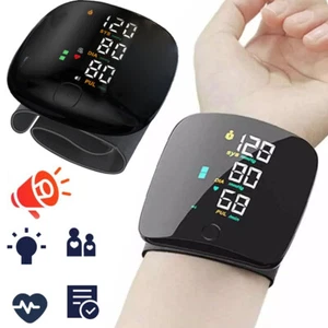 Digital Blood Pressure Monitor for Wrist Automatic BP Machine Heart Rate Monitor - Picture 1 of 10