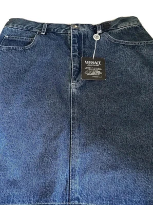 Gonna Versace taglia 48/50,colore blu €488-80%=97,60 € - Imagen 1 de 3