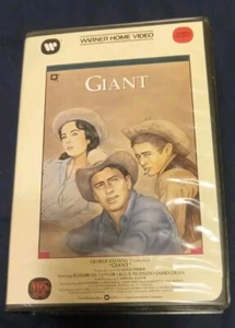 Giant 2 VHS Set. Clamshell Case. Elizabeth Taylor, Rock Hudson, James Dean - Picture 1 of 5