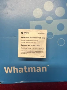 Whatman Puradisc 25mm 0.2um 6780-2502 50 Units Exp 11/26 - Picture 1 of 4