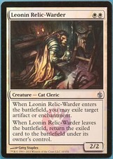 Leonin Relic-Warder FOIL Mirrodin Besieged PLD Uncommon CARD (228355) ABUGames