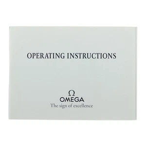 OMEGA OPERATING INSTRUCTIONS CAL. 1861/1863 03090370M BOOKLET - Picture 1 of 3