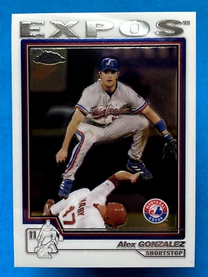 2004 Topps Chrome Traded & Rookies Alex Gonzalez #T6 - Image 1 of 2