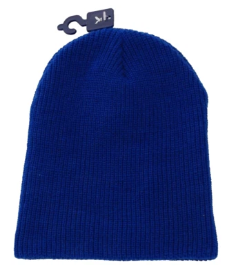 American Eagle Outfitters Hombre Talla Única Azul Acanalado Tejido Gorro Etiqueta Marcada Foto 1 de 2