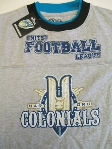 Camiseta United Football League 2009 Año Inaugural Hartford Colonials Niño XL NUEVA - Imagen 1 de 9