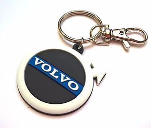 Rubber Volvo keyring XC90 XC60 XC70 S60, keychain light PVC key holder - Picture 1 of 5