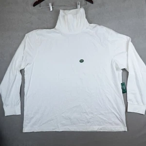Neu mit Etikett LL Bean Herrenhemd sorglos nicht schrumpfbar Rollkragen Herren XXXL weiß - Bild 1 von 7