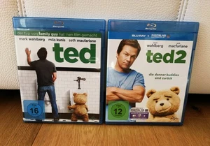 TED 1 & 2 - The Collection (2x Blu-ray) Mark Wahlberg & Mila Kunis 1a Condition - Picture 1 of 1