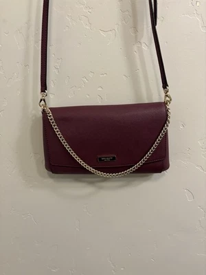 Bolso Bandolera Kate Spade Nuevo sin Etiquetas Greer Laurel Way WKRU4092 - Ciruela Profunda Foto 1 de 4