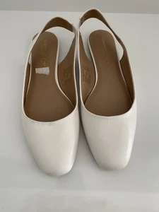 Christian Siriano for Payless white sling back women’s flat size 11 - Picture 1 of 7
