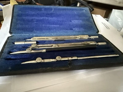 Vintage Drafting Compass Set with Case Made In Germany. - Image 1 of 2