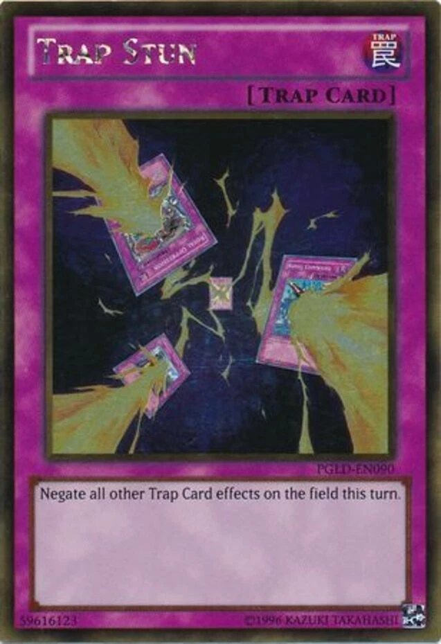 Near Mint Trap Stun - PGLD-EN090 - Gold Rare - Unlimited Edition - YuGiOh  - Image 1 of 1