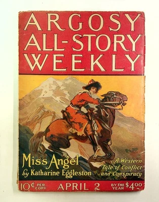 Argosy Part 3: Argosy All-Story Weekly Apr 2 1921 Vol. 132 #3 VG - Image 1 of 3