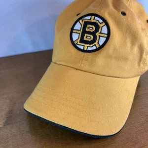 Zephyr NHL Boston Bruins Curved Bill Stretch Fit Hat Adjustable Soft Muted Tone - Picture 1 of 10