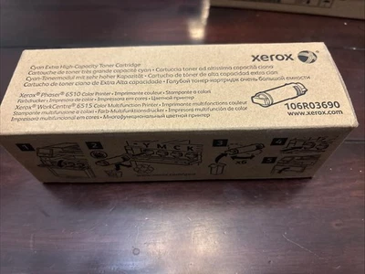 Xerox 106R03690 Cyan Extra High Yield Toner Cartridge (XER106R03690) - Image 1 of 2