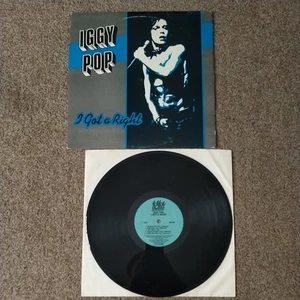 Iggy Pop I Got A Right LP 1983 Invasion Records E1019 A/B US Vinyl is VG+ - Picture 1 of 7