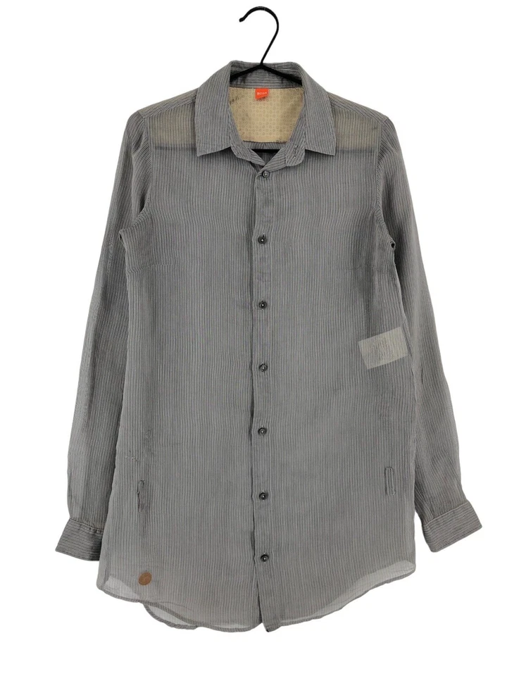 HUGO BOSS Camisa Estee Casual Formal 27% Seda Mujer Talla UK:8 - XS - Imagen 1 de 4